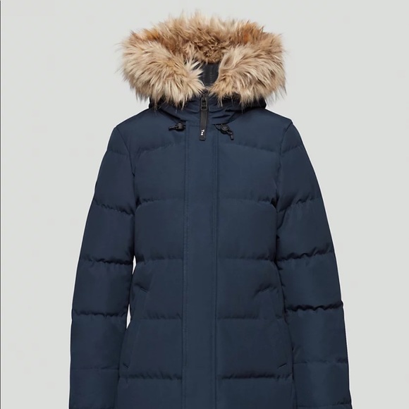 Tna powder parka, navy, size M - Picture 3 of 5